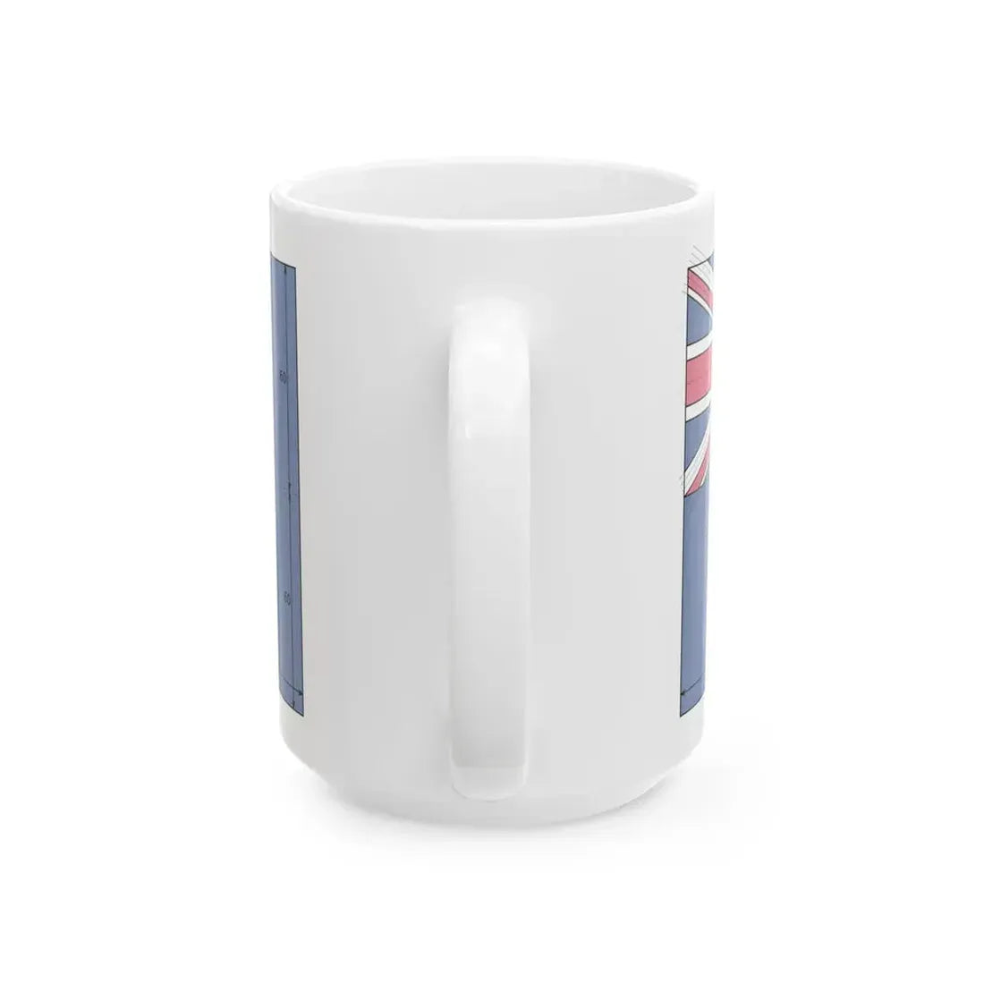Flag of New Zealand construction (New Zealand) White Coffee Mug - Go Mug Yourself