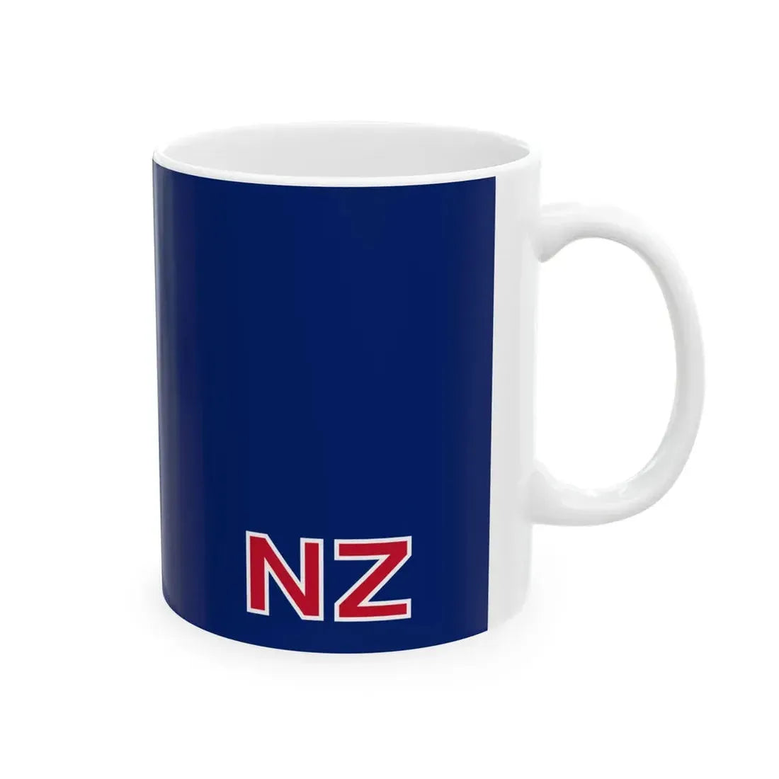 Flag of New Zealand Government Ships 1867 (New Zealand) White Coffee Mug - Go Mug Yourself