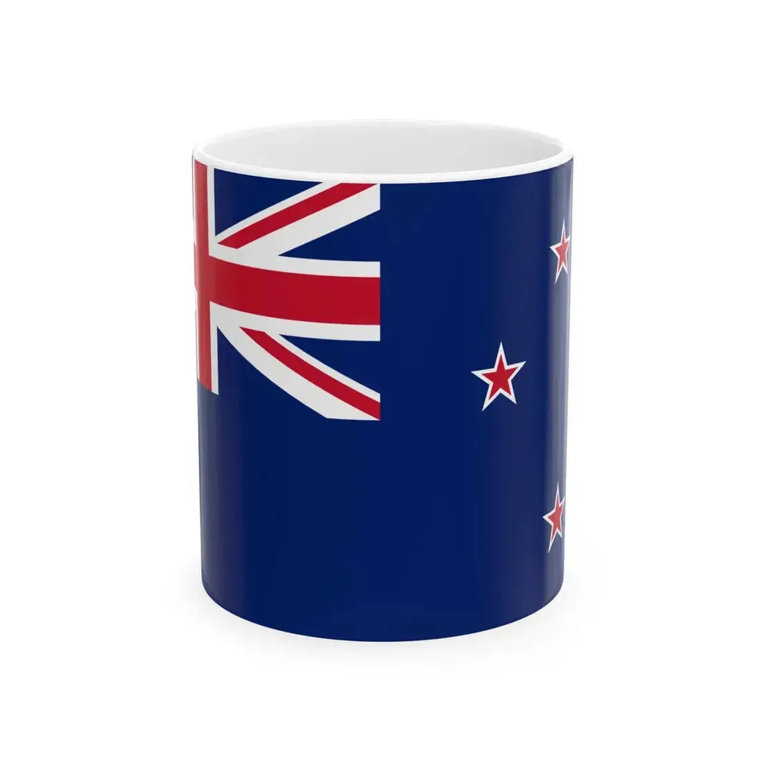 Flag of New Zealand (New Zealand) White Coffee Mug 11oz - Go Mug Yourself