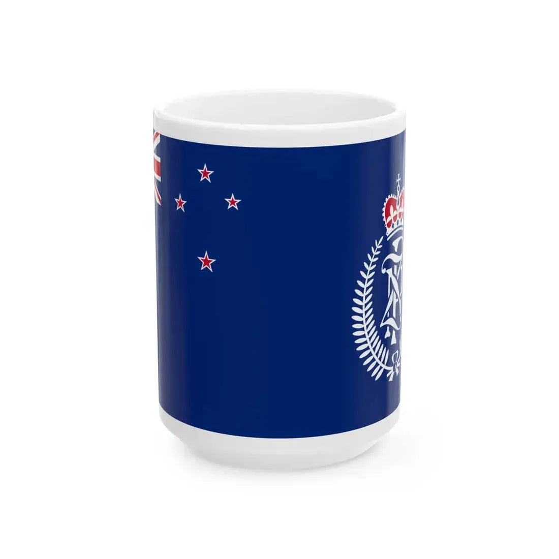 Flag of New Zealand Police (New Zealand) White Coffee Mug 15oz - Go Mug Yourself