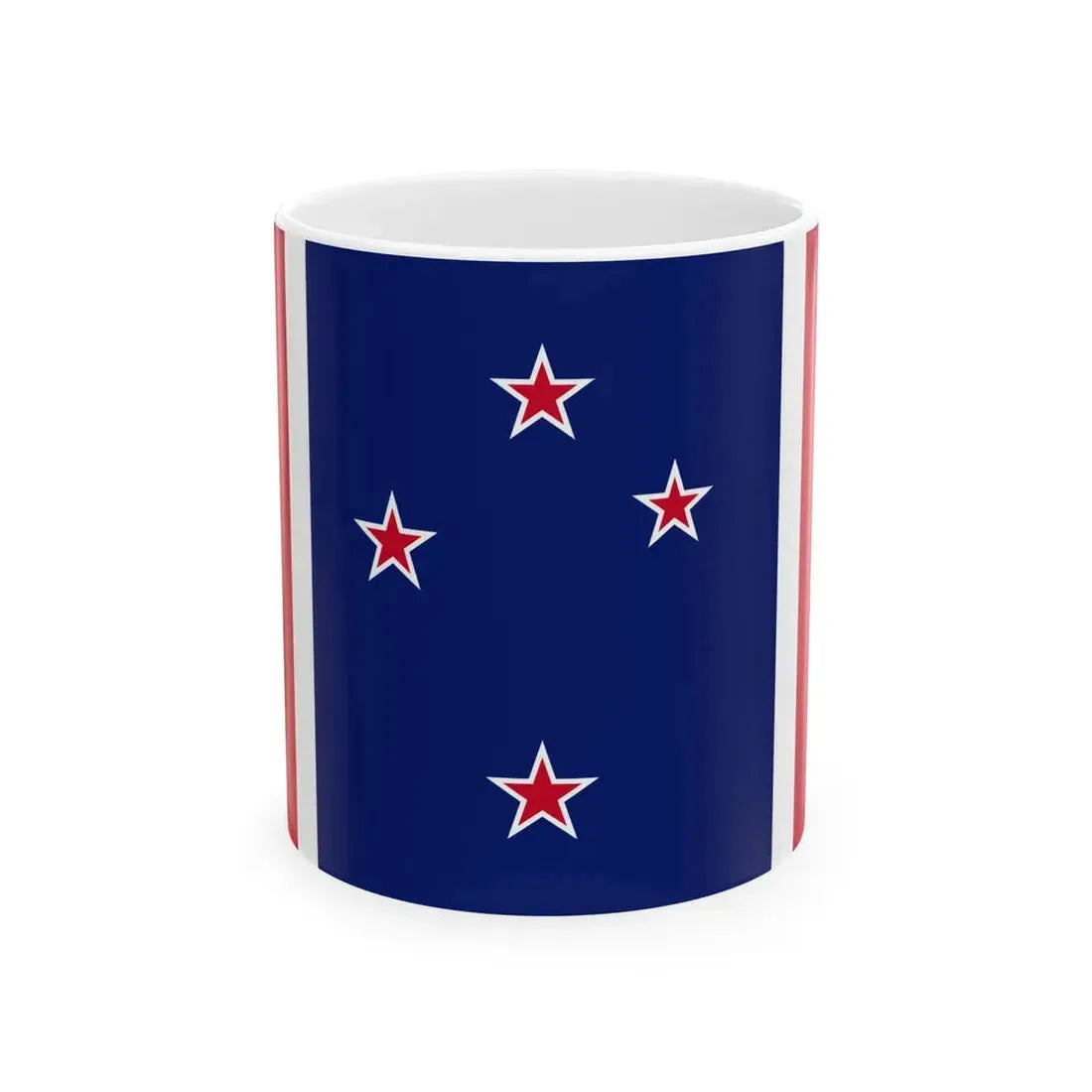 Flag of New Zealand Titman (New Zealand) White Coffee Mug 11oz - Go Mug Yourself