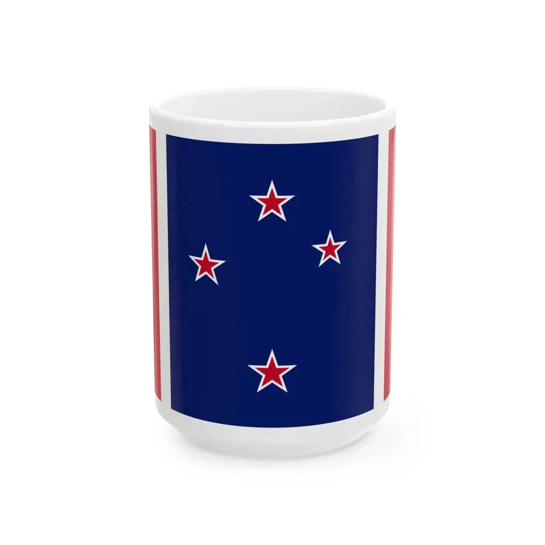 Flag of New Zealand Titman (New Zealand) White Coffee Mug 15oz - Go Mug Yourself