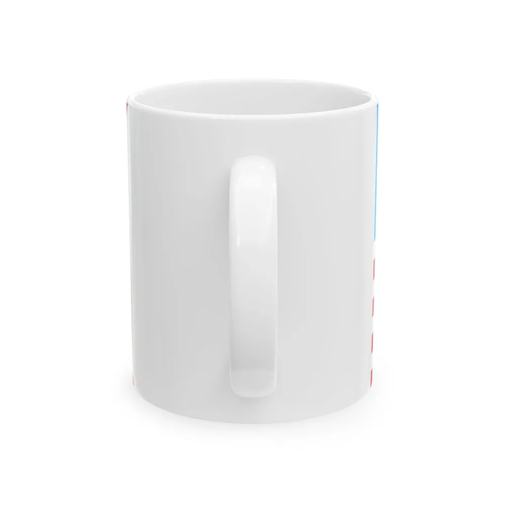 Flag of Newbury Township Ohio (United States) White Coffee Mug - Go Mug Yourself