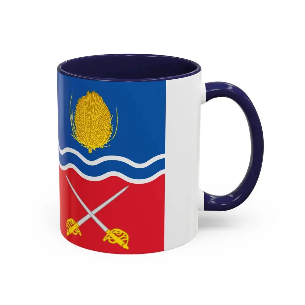 Flag of Newbury UK - Accent Coffee Mug - Go Mug Yourself