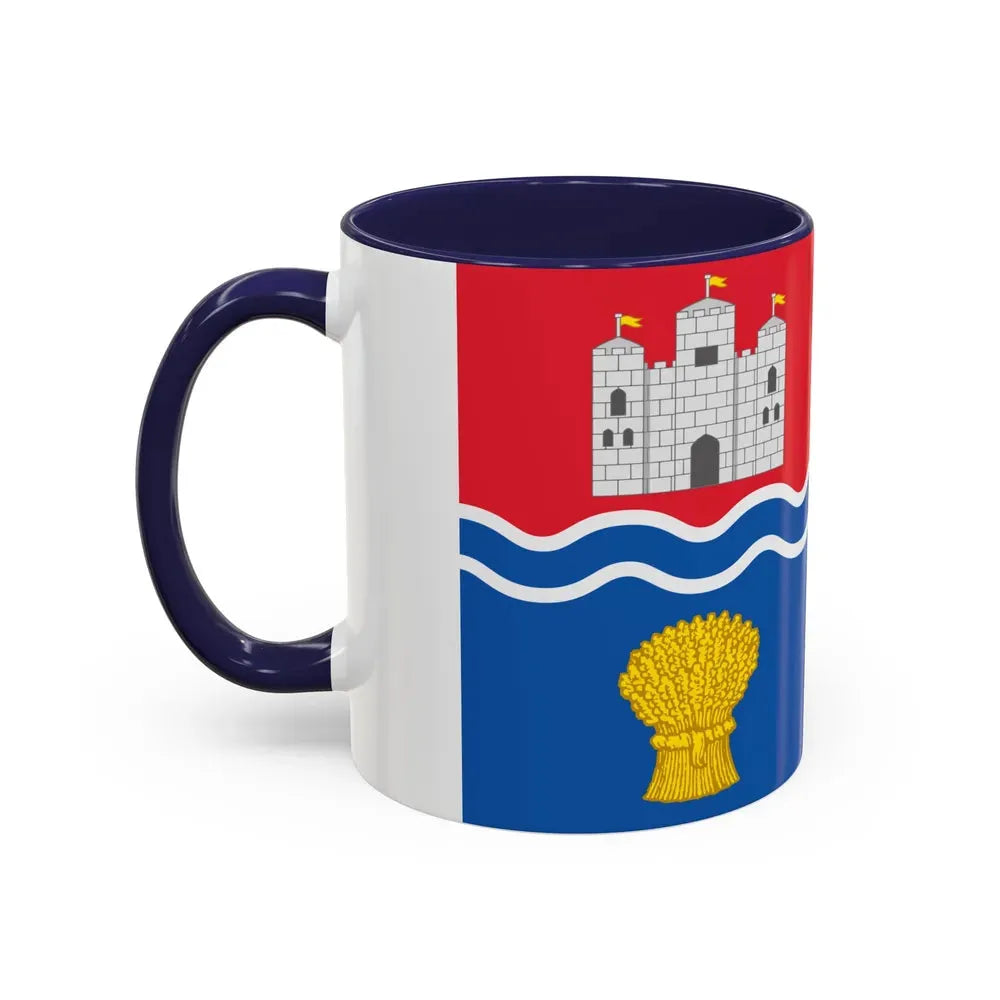 Flag of Newbury UK - Accent Coffee Mug - Go Mug Yourself