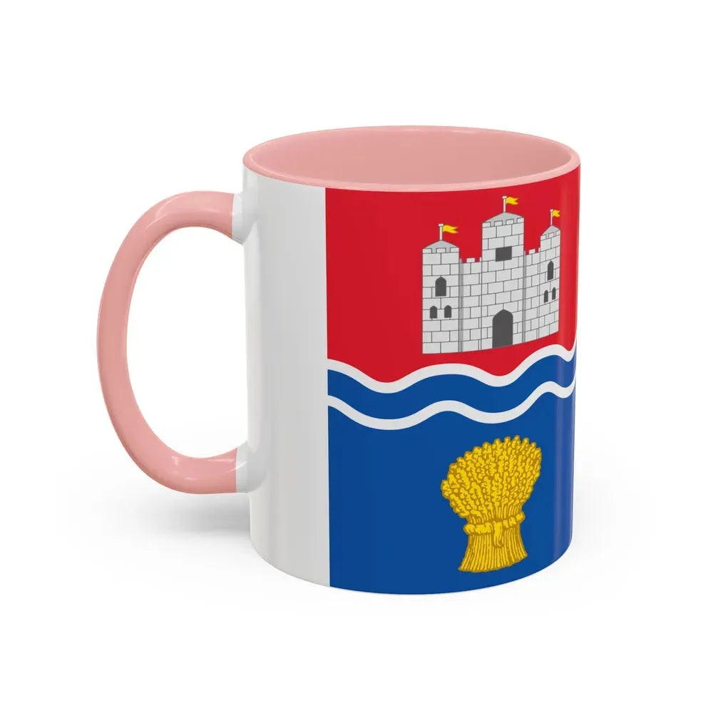 Flag of Newbury UK - Accent Coffee Mug - Go Mug Yourself
