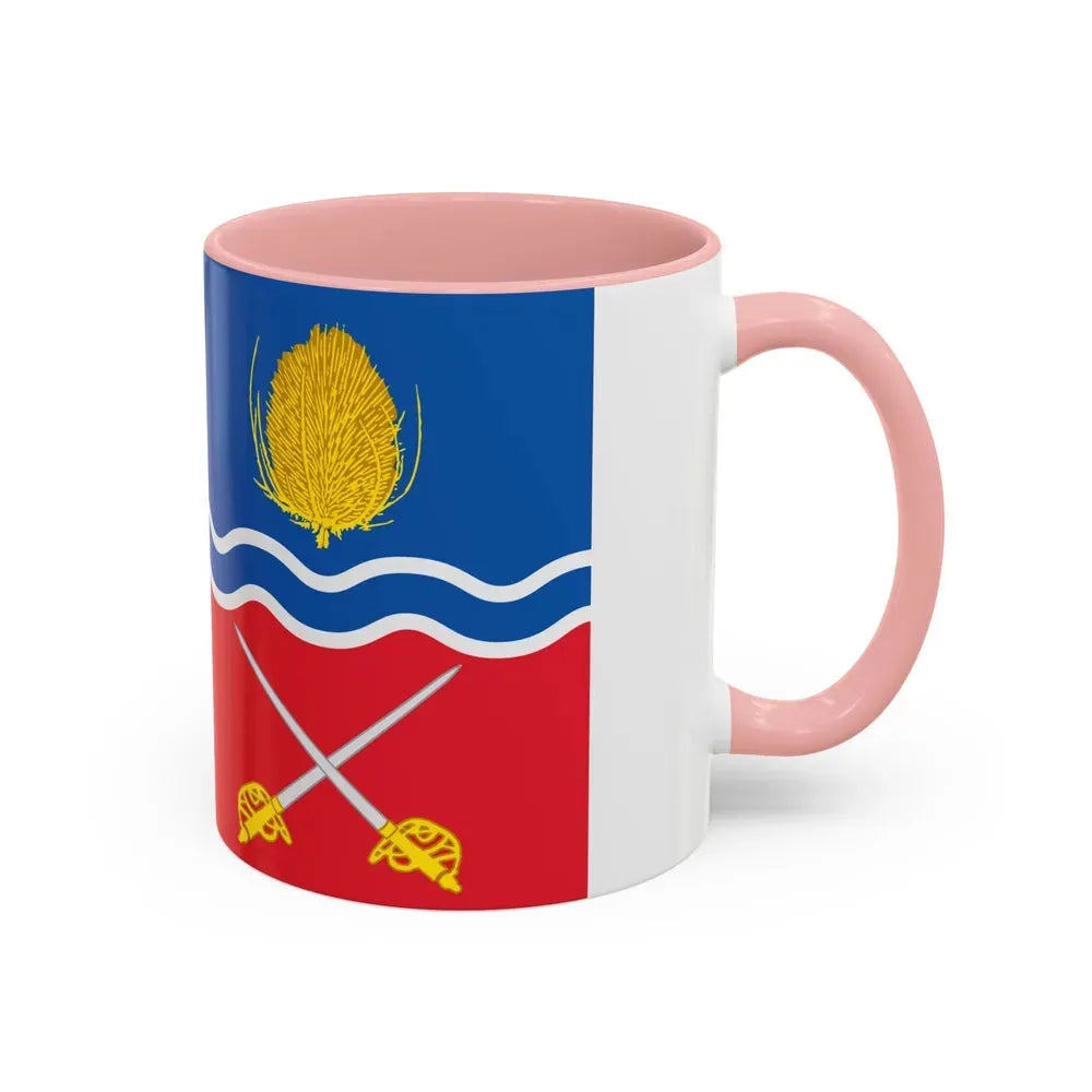Flag of Newbury UK - Accent Coffee Mug - Go Mug Yourself