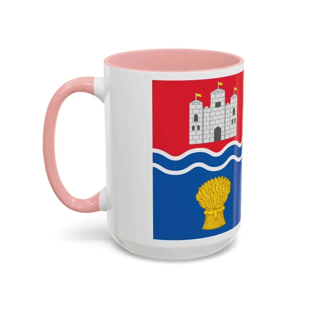 Flag of Newbury UK - Accent Coffee Mug - Go Mug Yourself