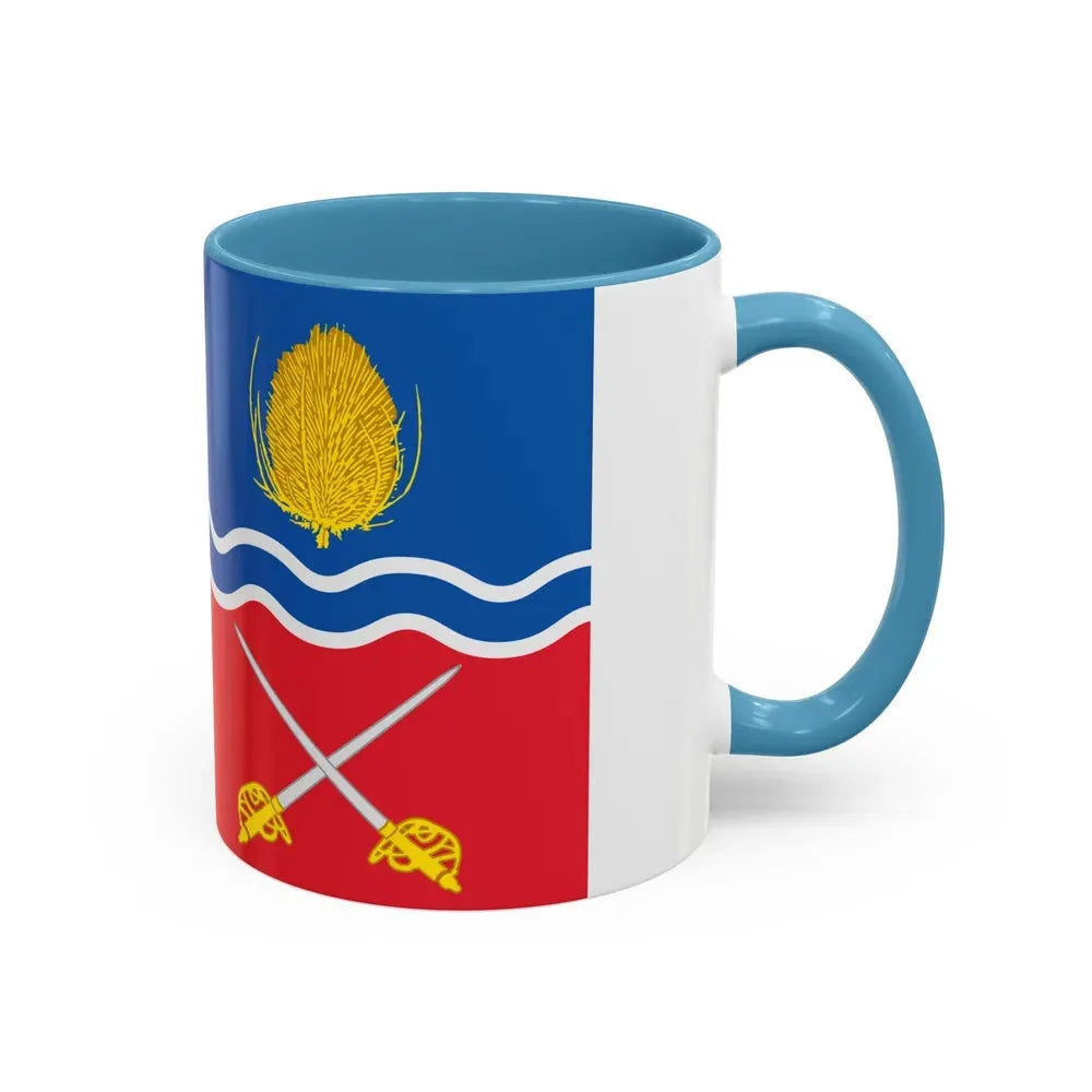 Flag of Newbury UK - Accent Coffee Mug - Go Mug Yourself