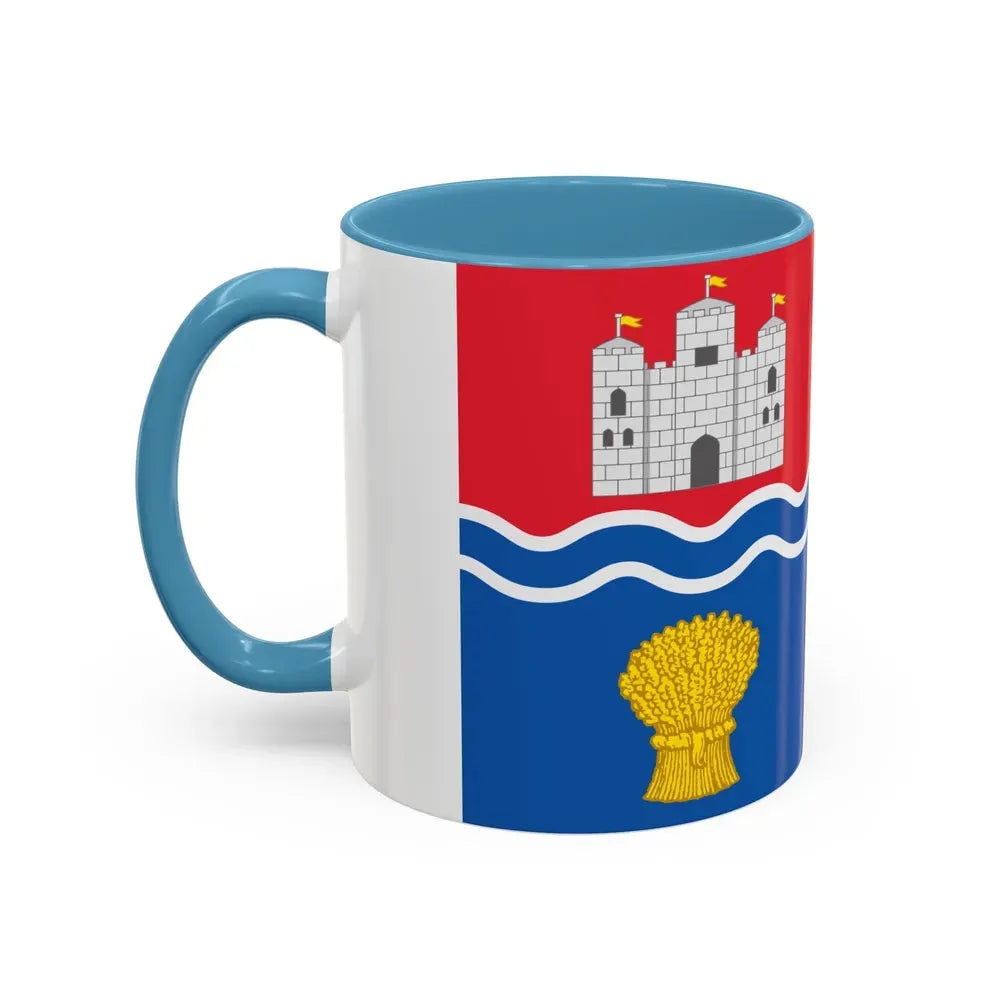 Flag of Newbury UK - Accent Coffee Mug - Go Mug Yourself