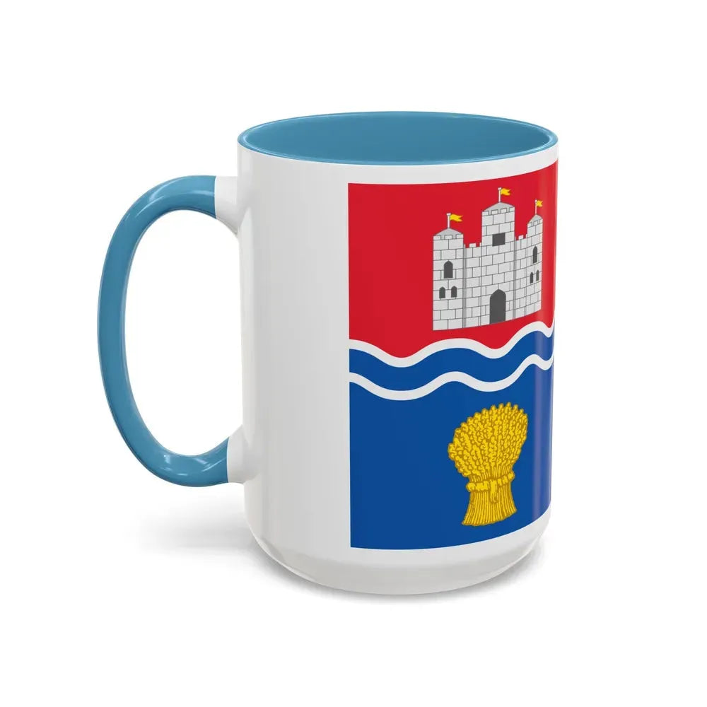 Flag of Newbury UK - Accent Coffee Mug - Go Mug Yourself