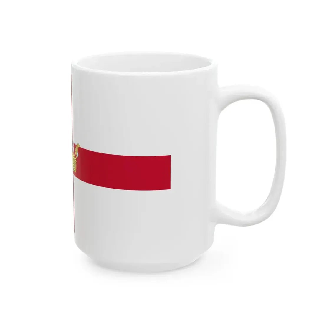 Flag of Newfoundland 1862-1870 (Canada) White Coffee Mug - Go Mug Yourself