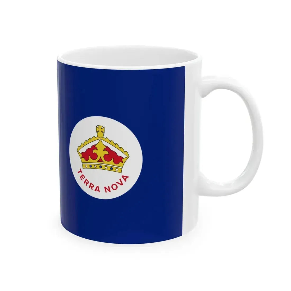Flag of Newfoundland 1870-1904 (Canada) White Coffee Mug - Go Mug Yourself