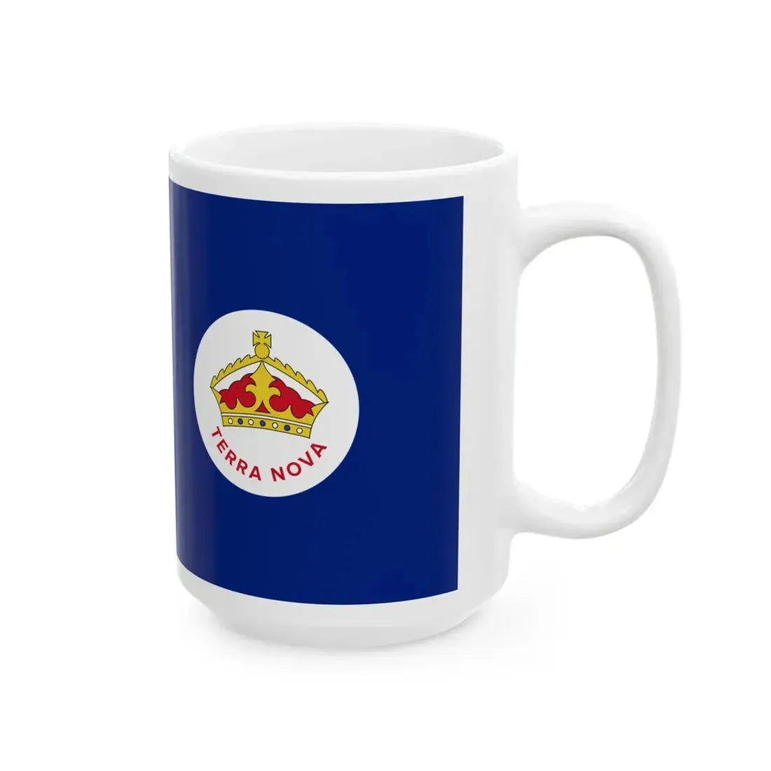 Flag of Newfoundland 1870-1904 (Canada) White Coffee Mug - Go Mug Yourself