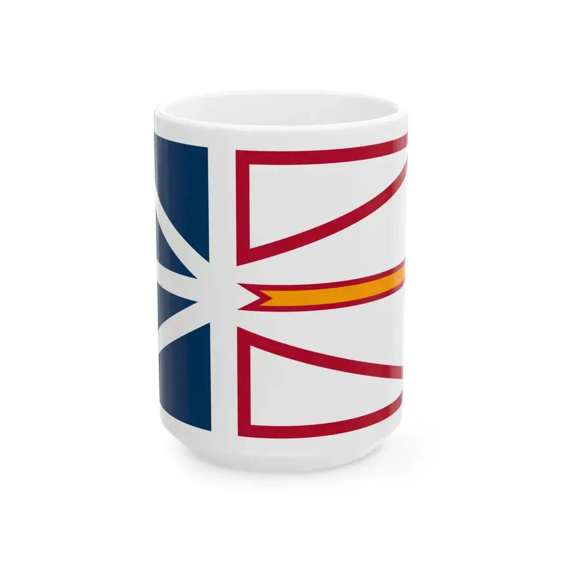 Flag of Newfoundland and Labrador (Canada) White Coffee Mug 15oz - Go Mug Yourself