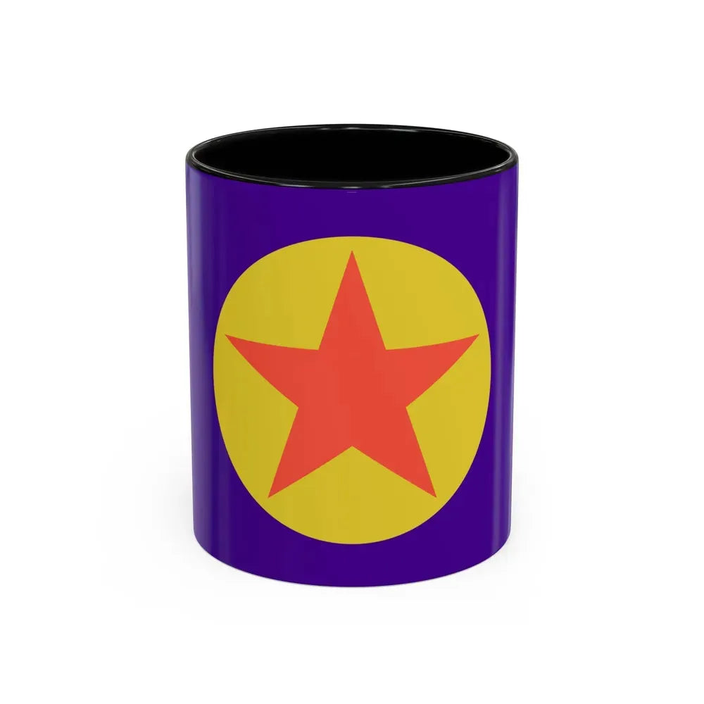 Flag of Ngaraard Palau - Accent Coffee Mug 11oz Black - Go Mug Yourself