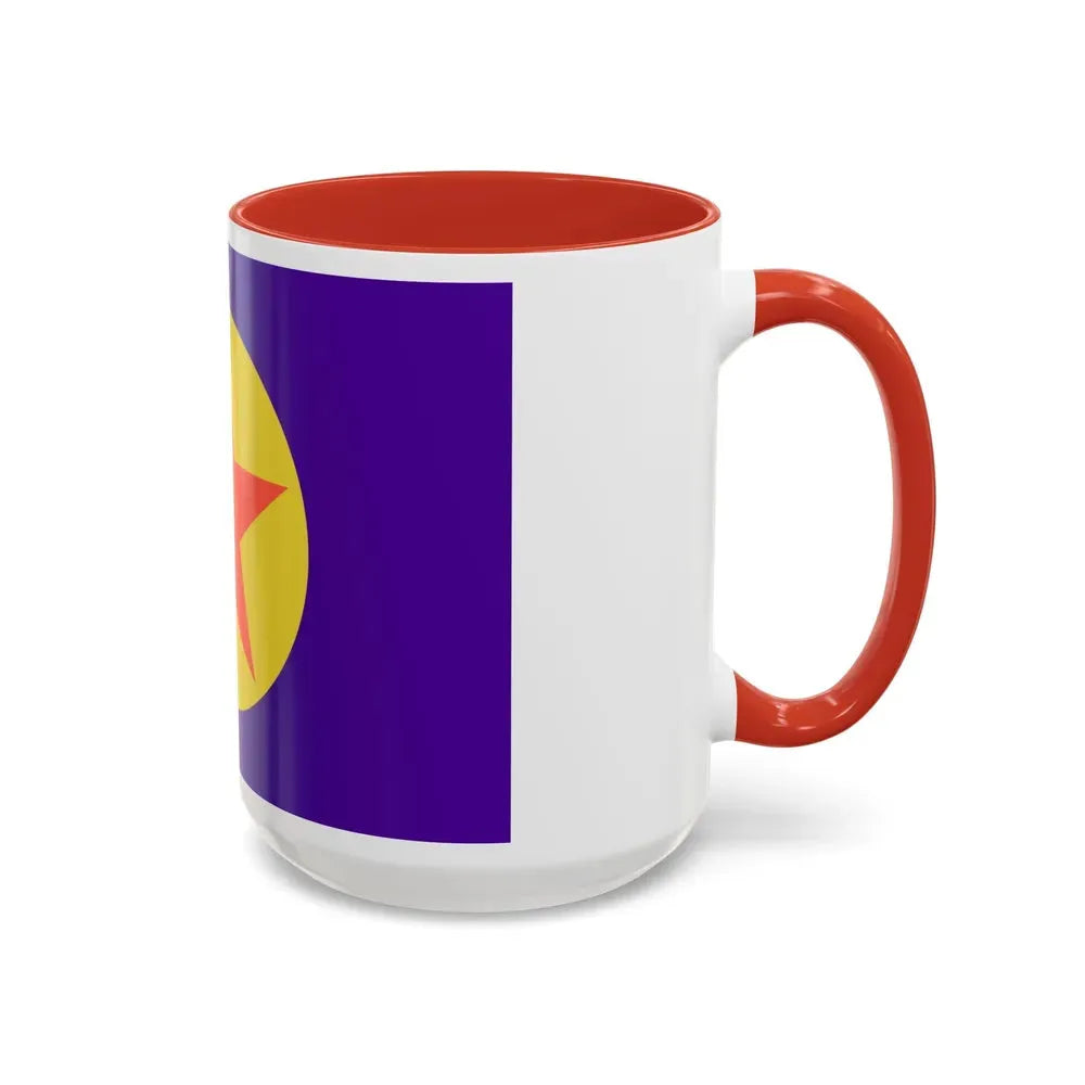 Flag of Ngaraard Palau - Accent Coffee Mug - Go Mug Yourself