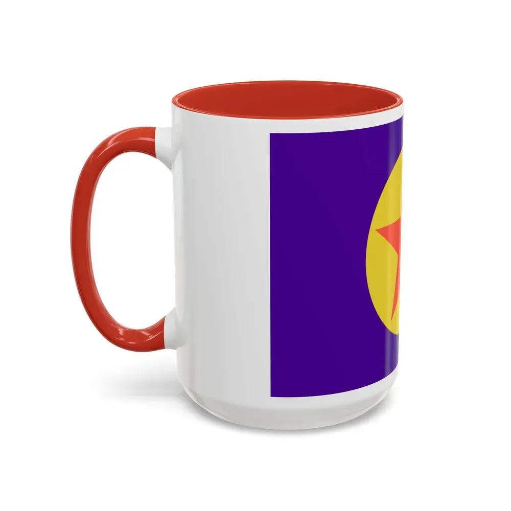 Flag of Ngaraard Palau - Accent Coffee Mug - Go Mug Yourself