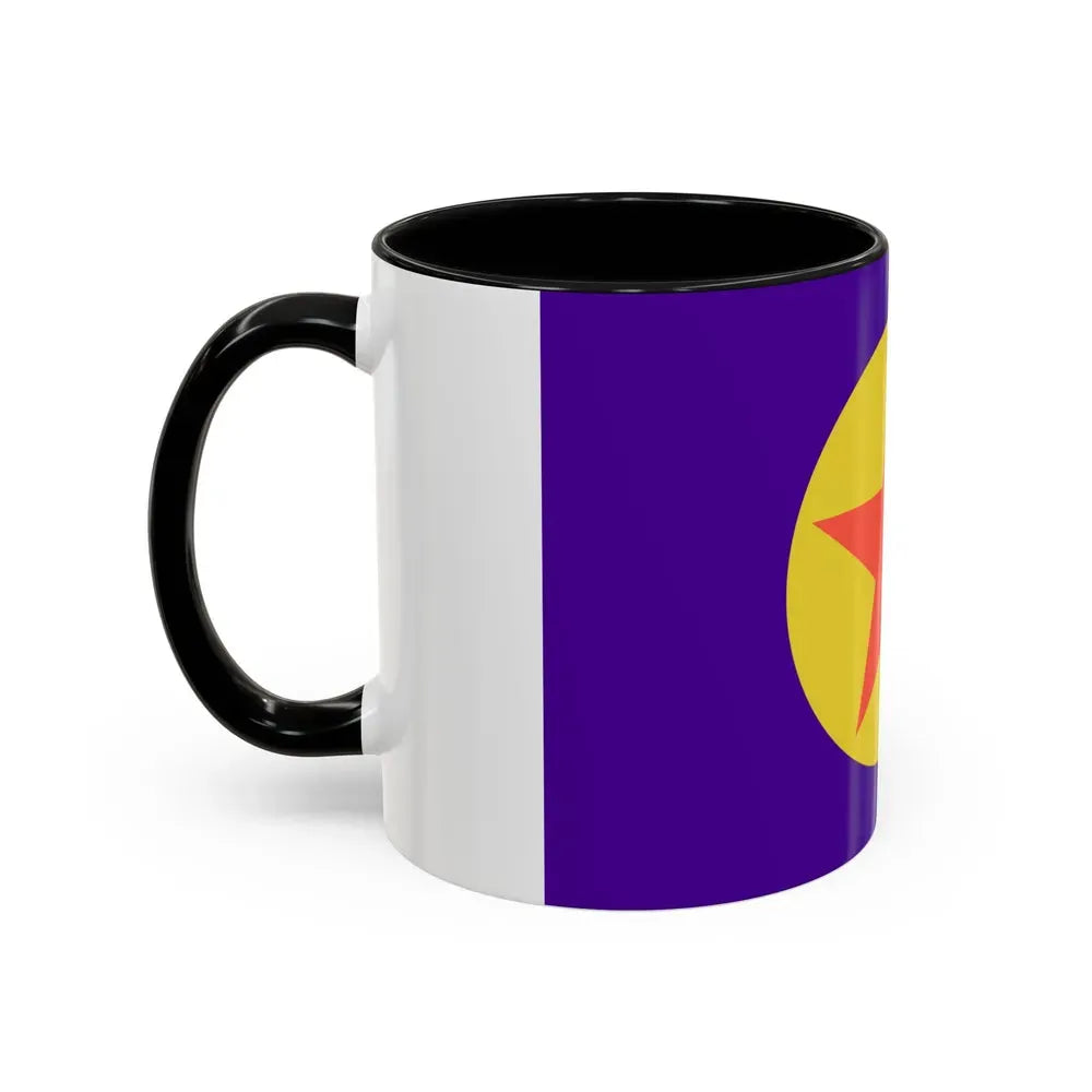Flag of Ngaraard Palau - Accent Coffee Mug - Go Mug Yourself