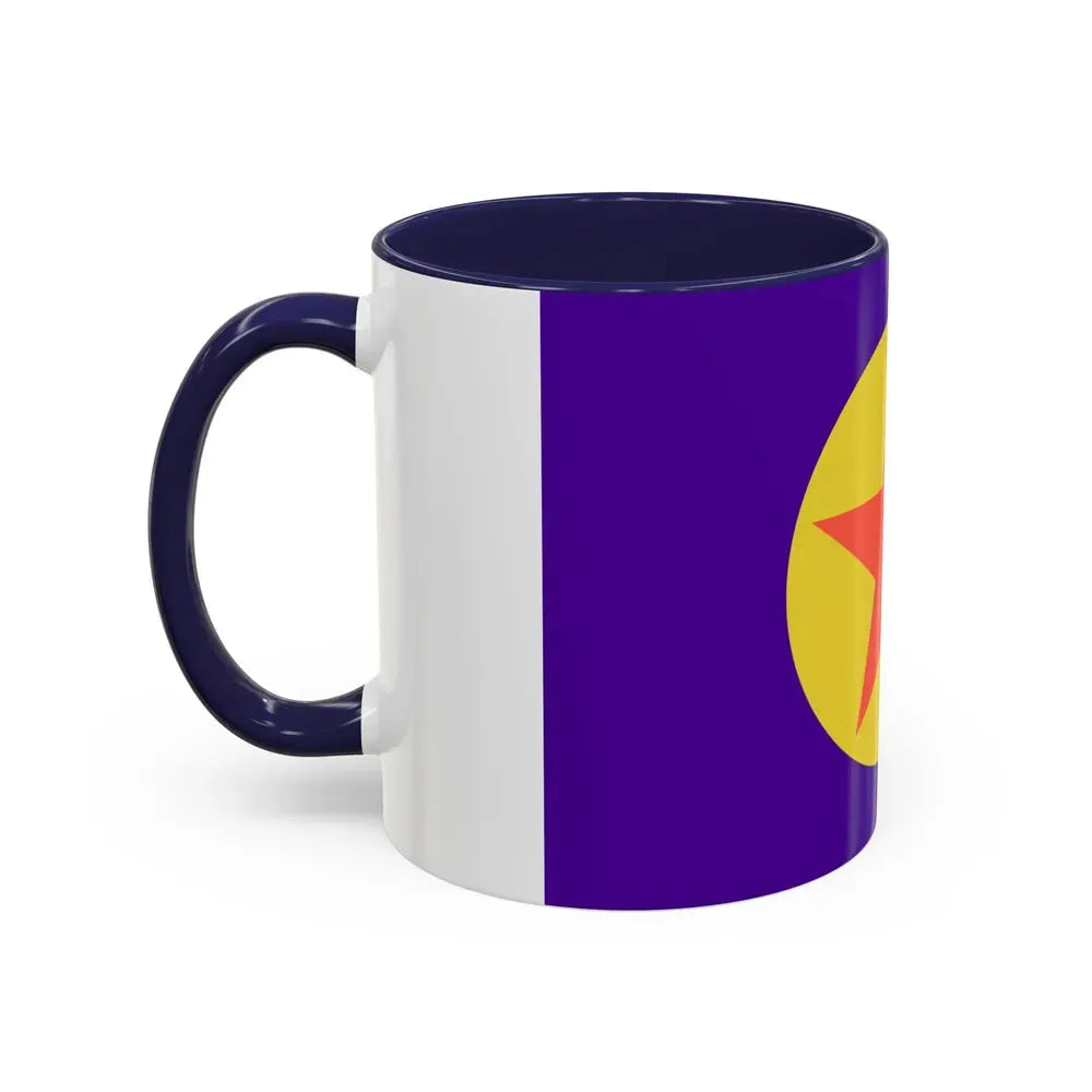 Flag of Ngaraard Palau - Accent Coffee Mug - Go Mug Yourself