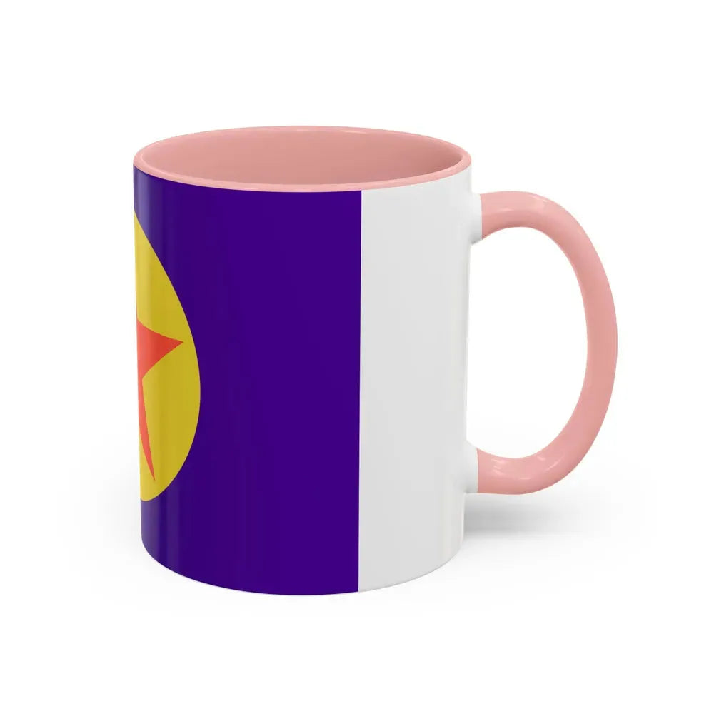 Flag of Ngaraard Palau - Accent Coffee Mug - Go Mug Yourself
