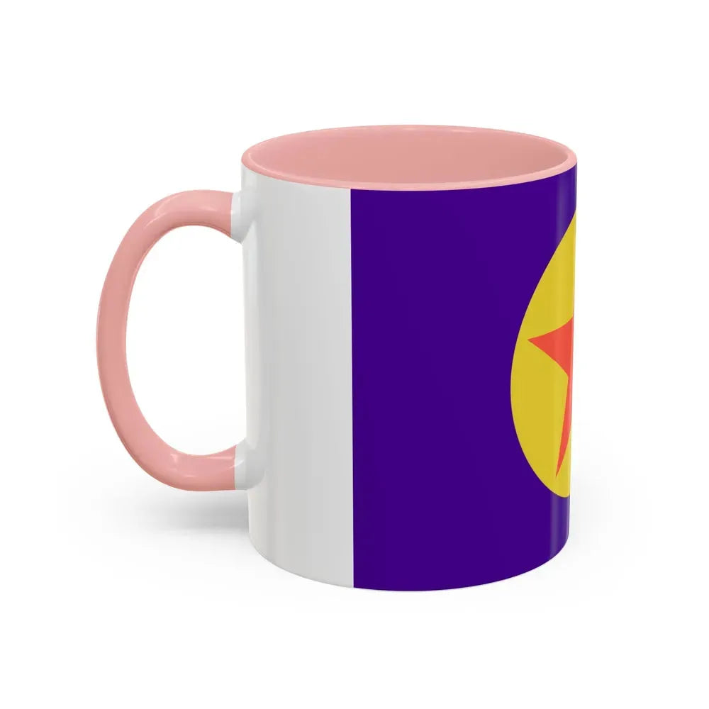 Flag of Ngaraard Palau - Accent Coffee Mug - Go Mug Yourself
