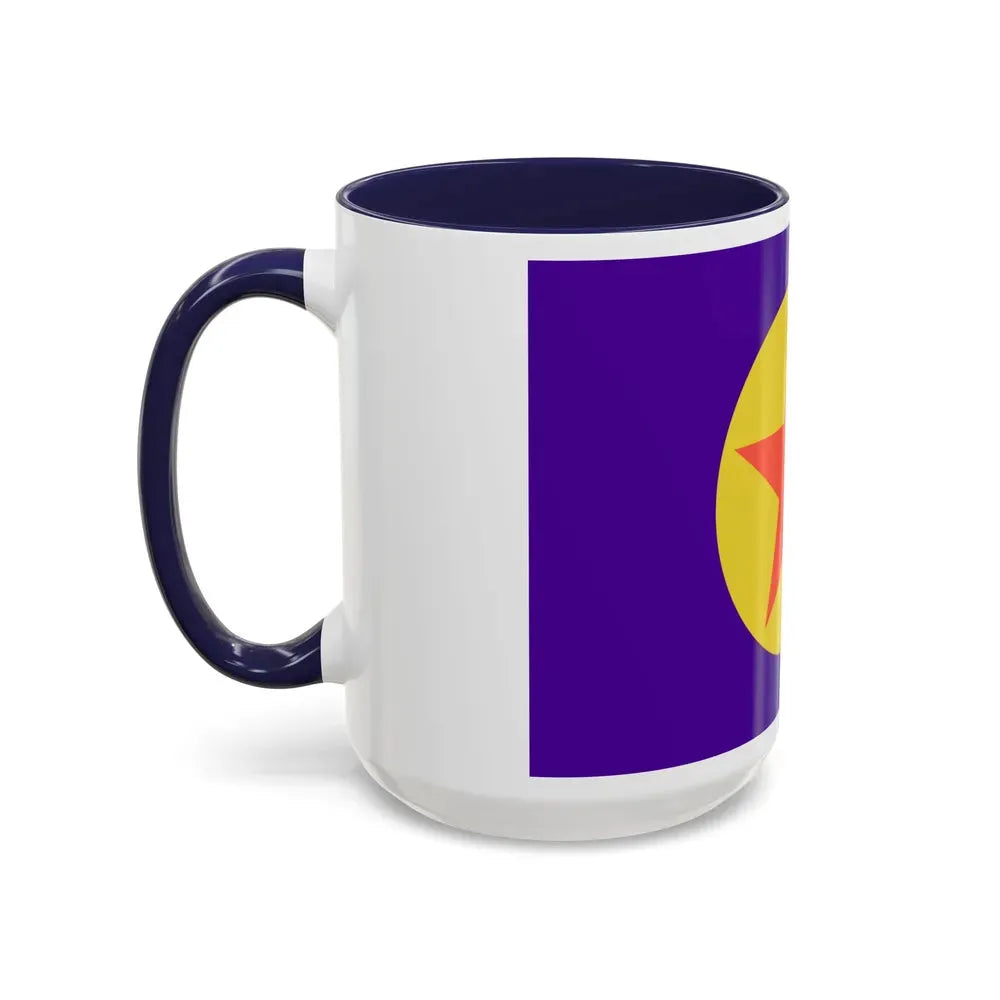 Flag of Ngaraard Palau - Accent Coffee Mug - Go Mug Yourself
