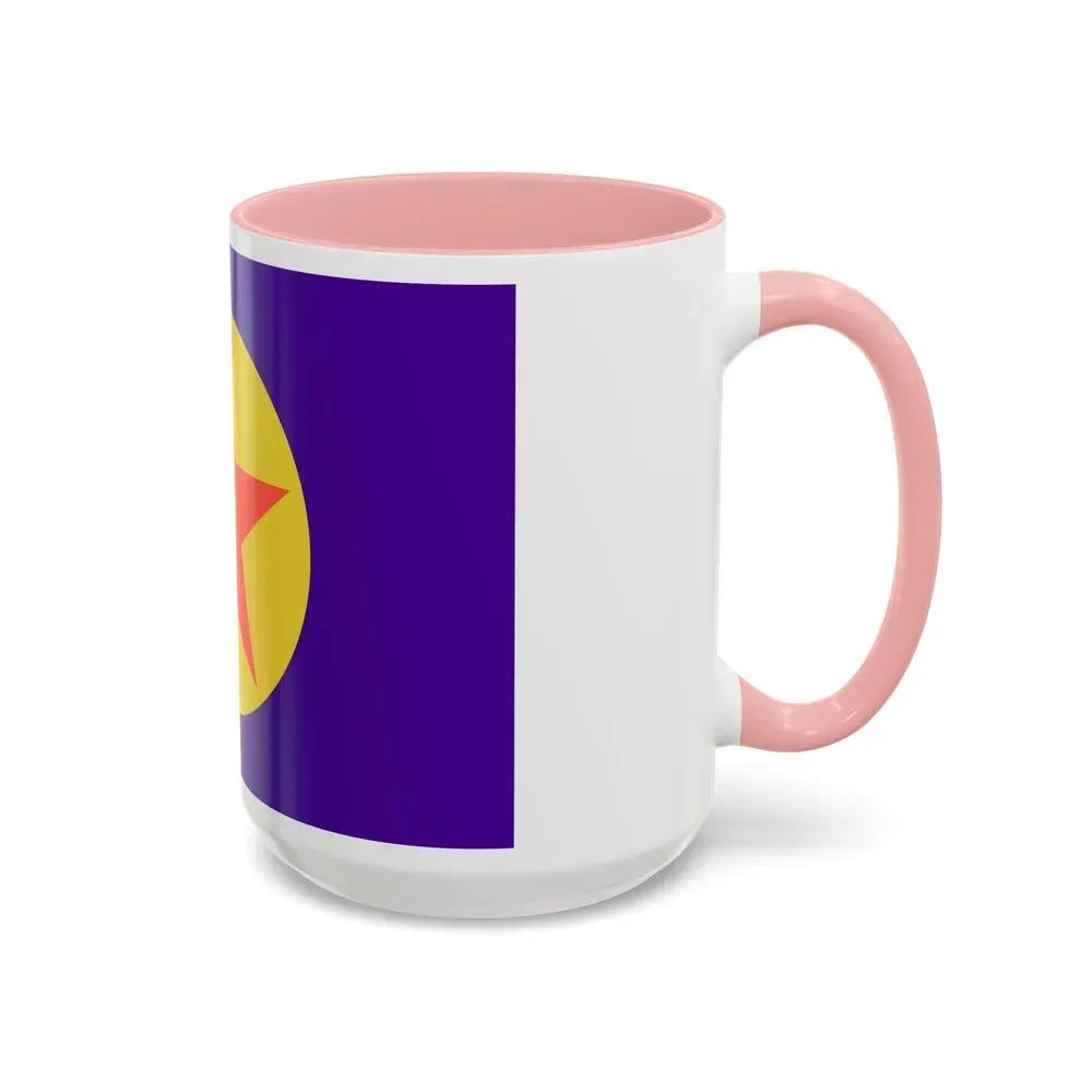 Flag of Ngaraard Palau - Accent Coffee Mug - Go Mug Yourself