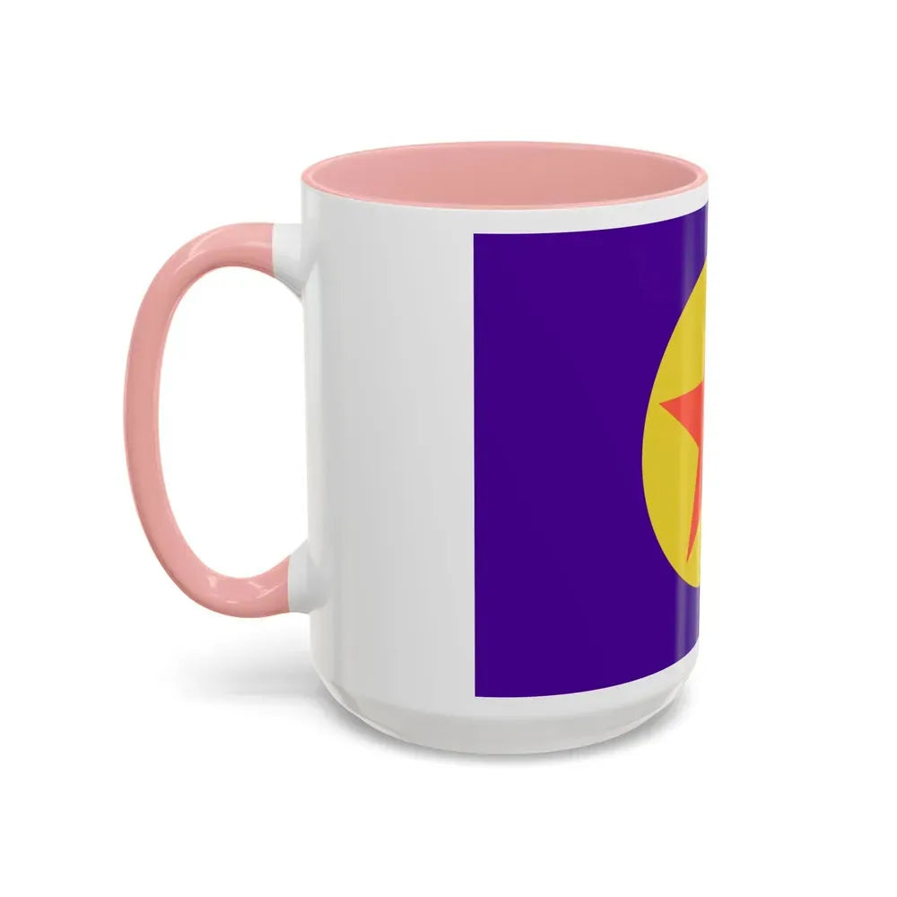 Flag of Ngaraard Palau - Accent Coffee Mug - Go Mug Yourself