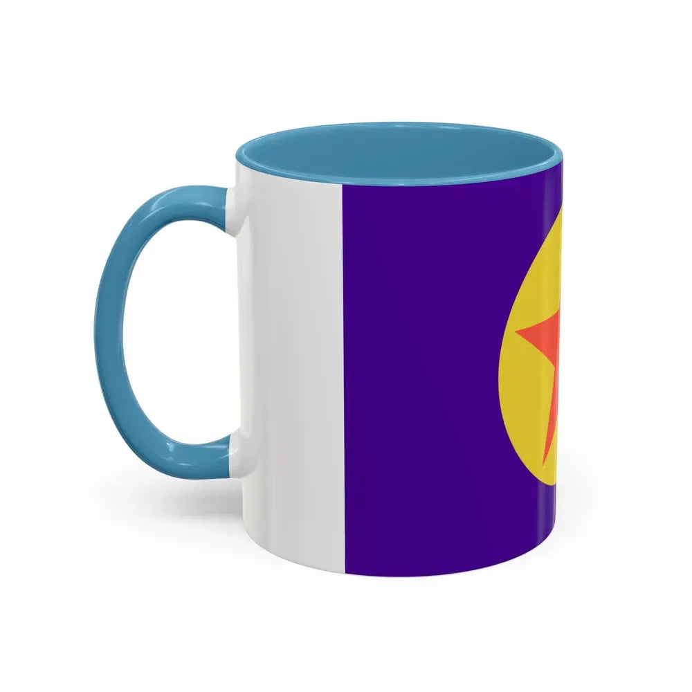 Flag of Ngaraard Palau - Accent Coffee Mug - Go Mug Yourself