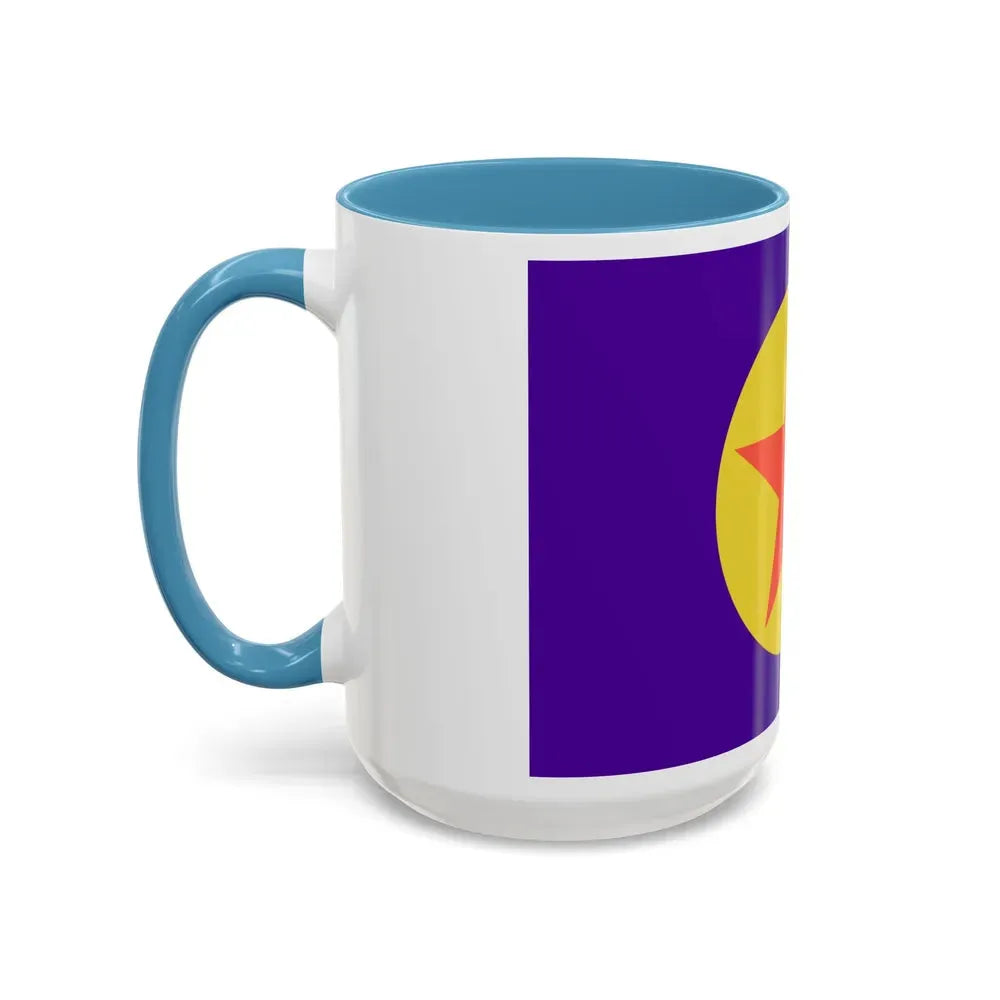 Flag of Ngaraard Palau - Accent Coffee Mug - Go Mug Yourself