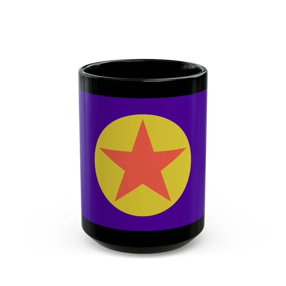 Flag of Ngaraard Palau - Black Coffee Mug 15oz - Go Mug Yourself