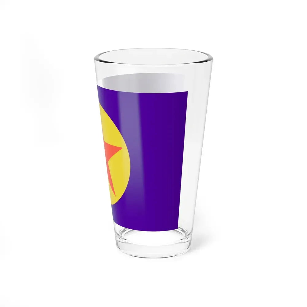 Flag of Ngaraard Palau - Pint Glass 16oz - Go Mug Yourself