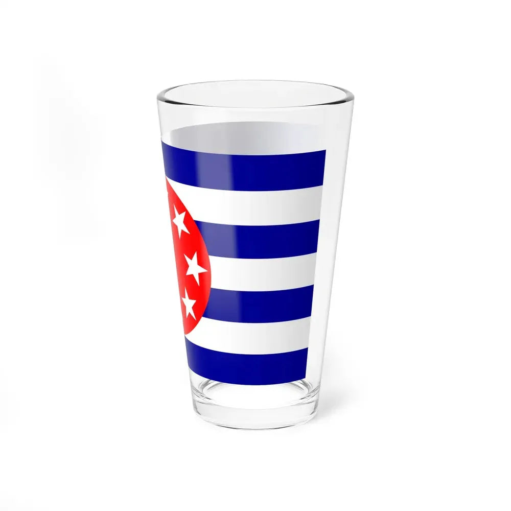 Flag of Ngarchelong Palau - Pint Glass 16oz - Go Mug Yourself