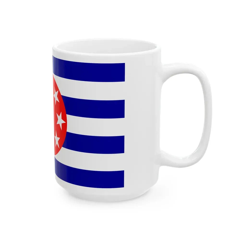 Flag of Ngarchelong Palau - White Coffee Mug - Go Mug Yourself