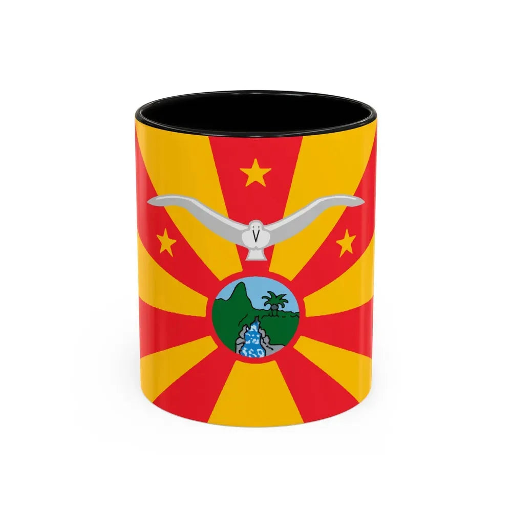Flag of Ngardmau Palau - Accent Coffee Mug 11oz Black - Go Mug Yourself