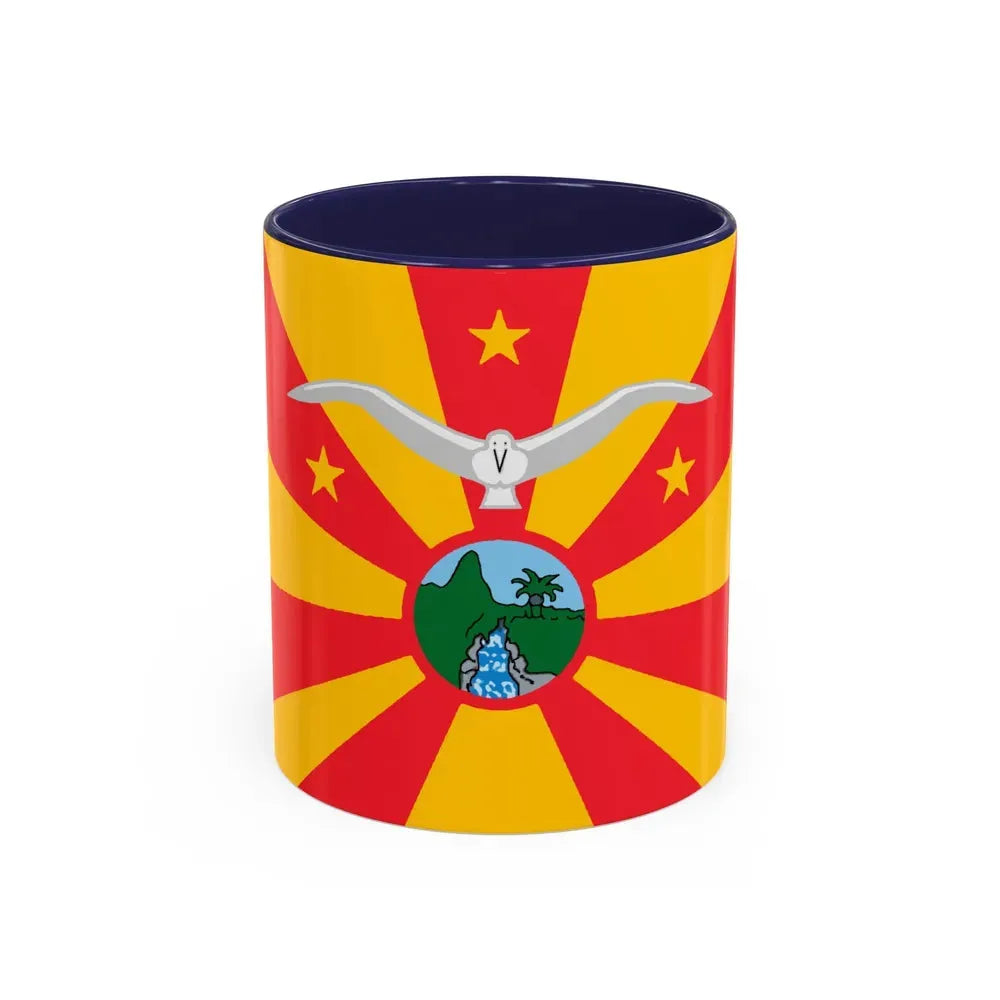 Flag of Ngardmau Palau - Accent Coffee Mug 11oz Navy - Go Mug Yourself
