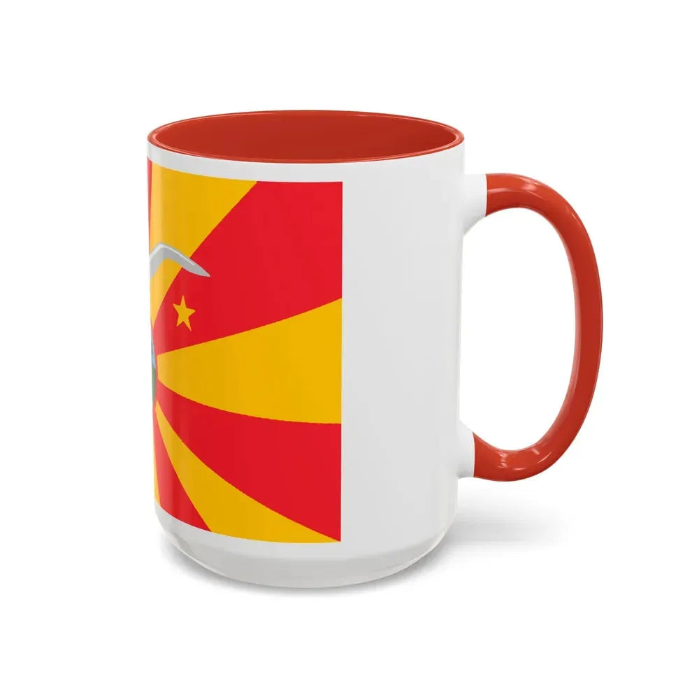 Flag of Ngardmau Palau - Accent Coffee Mug - Go Mug Yourself