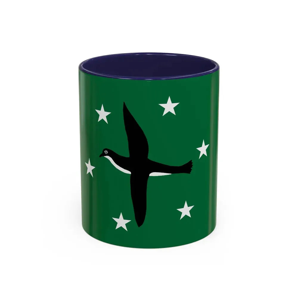 Flag of Ngchesar Palau - Accent Coffee Mug 11oz Navy - Go Mug Yourself