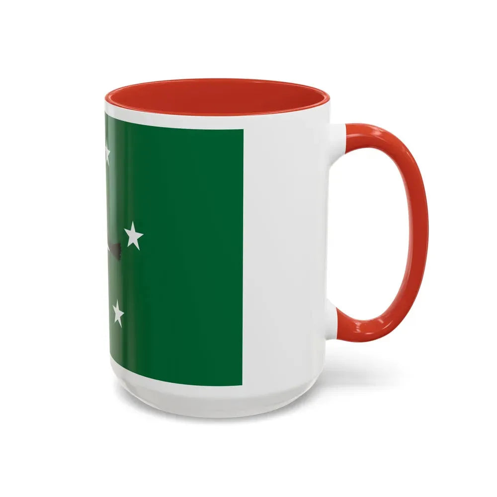 Flag of Ngchesar Palau - Accent Coffee Mug - Go Mug Yourself