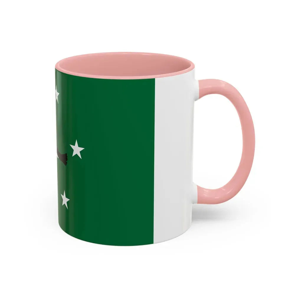 Flag of Ngchesar Palau - Accent Coffee Mug - Go Mug Yourself