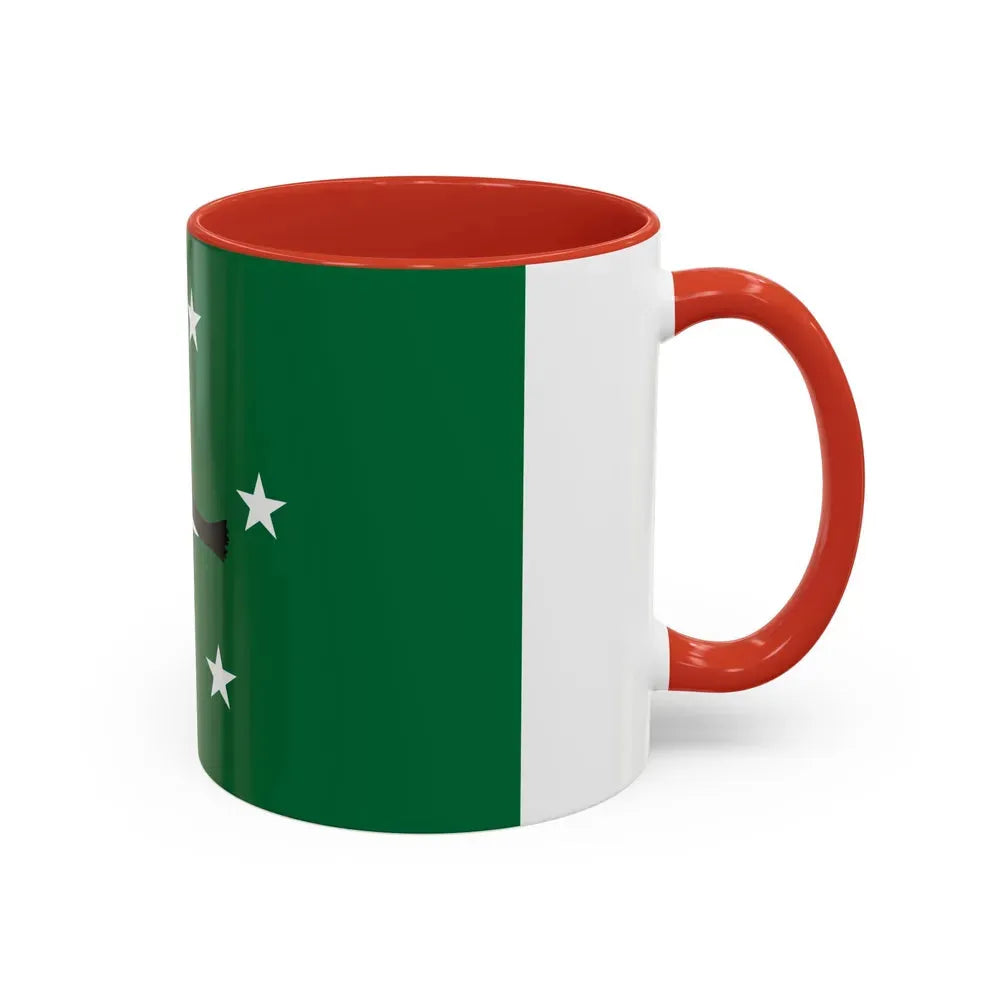 Flag of Ngchesar Palau - Accent Coffee Mug - Go Mug Yourself
