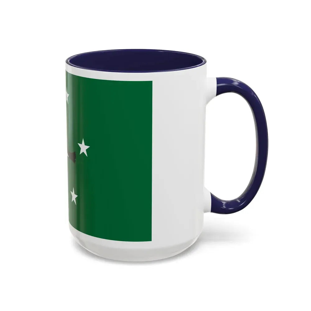 Flag of Ngchesar Palau - Accent Coffee Mug - Go Mug Yourself