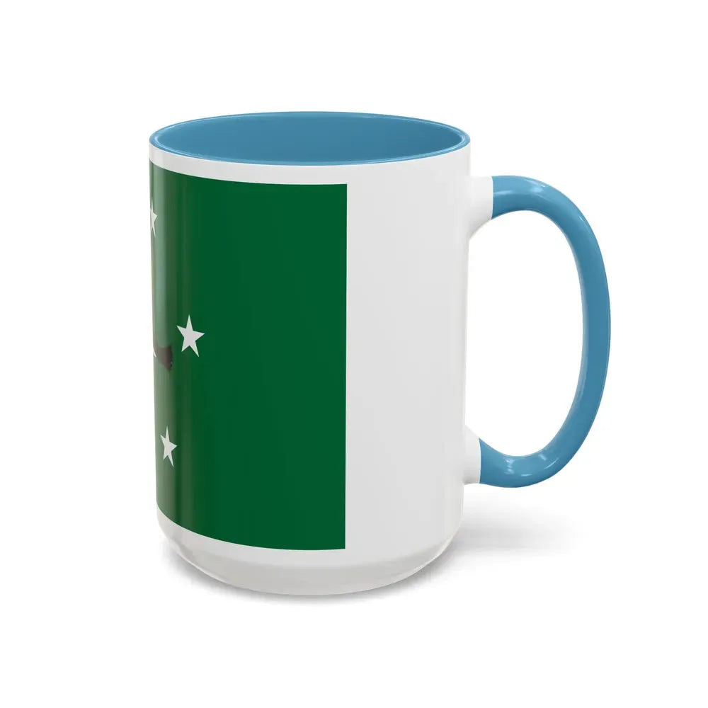 Flag of Ngchesar Palau - Accent Coffee Mug - Go Mug Yourself