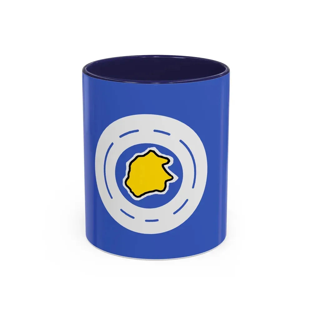 Flag of Ngeremlengui Palau - Accent Coffee Mug 11oz Navy - Go Mug Yourself