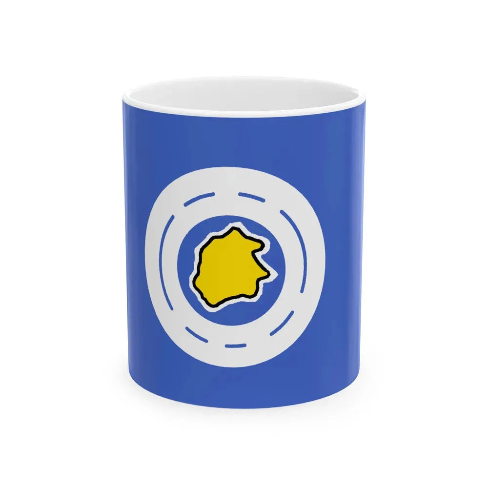 Flag of Ngeremlengui Palau - White Coffee Mug 11oz - Go Mug Yourself