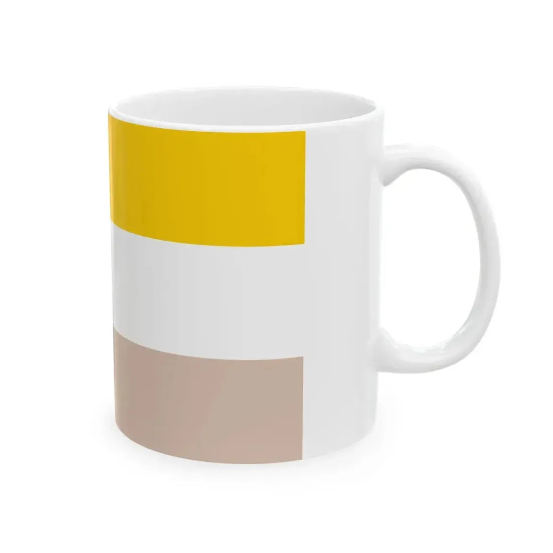 Flag of Nicaragua 1839-1858 (Nicaragua) White Coffee Mug - Go Mug Yourself