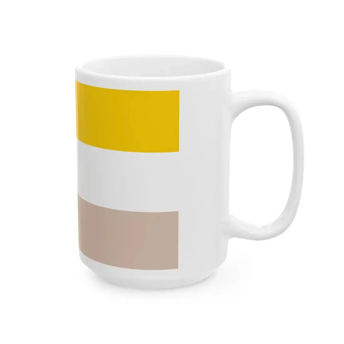 Flag of Nicaragua 1839-1858 (Nicaragua) White Coffee Mug - Go Mug Yourself