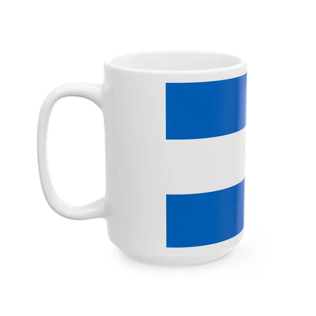 Flag of Nicaragua 3-2 (Nicaragua) White Coffee Mug - Go Mug Yourself