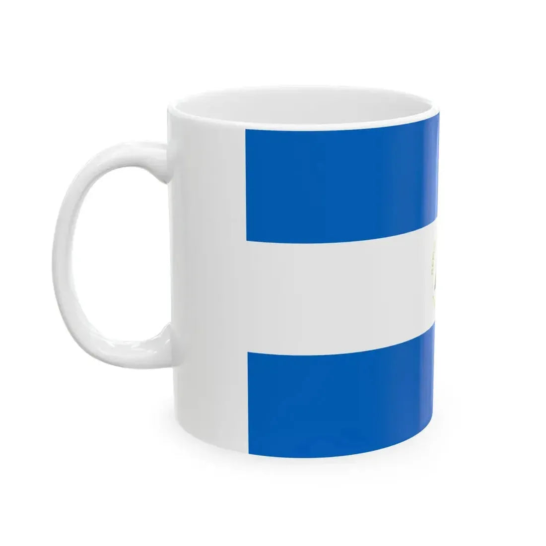 Flag of Nicaragua (Nicaragua) White Coffee Mug - Go Mug Yourself